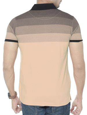 beige cotton striped t-shirt - 13675528 - Standard Image - 3