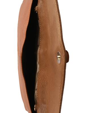 Brown leatherette regular sling bag - 13675883 - Standard Image - 3
