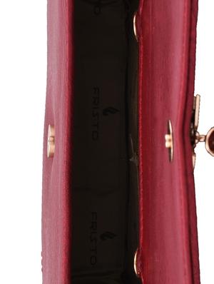 red leatherette sling bag - 13675894 - Standard Image - 3