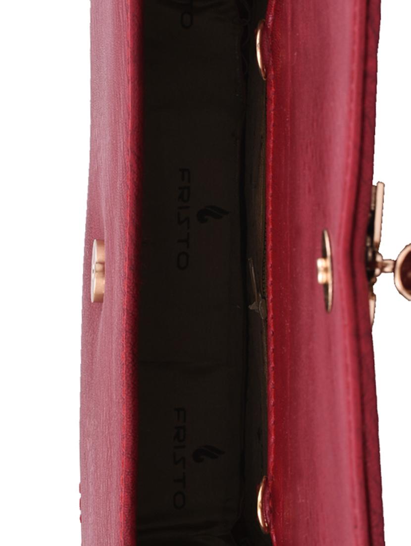 red leatherette sling bag - 13675894 - Zoom Image - 3