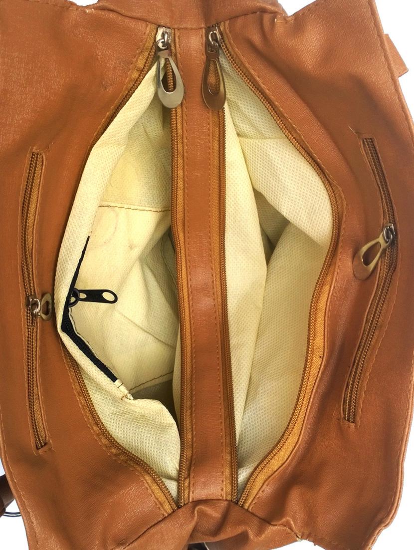 beige cotton regular handbag - 13678001 - Zoom Image - 3