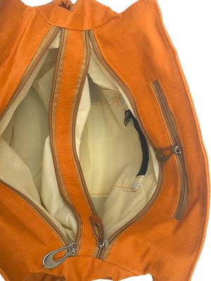 yellow cotton regular handbag - 13678003 - Standard Image - 3