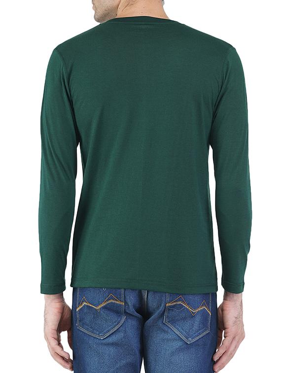 green maroon cotton combos t-shirt - 13678355 - Zoom Image - 3