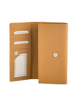 beige leatherette regular clutch - 13682031 - Standard Image - 3