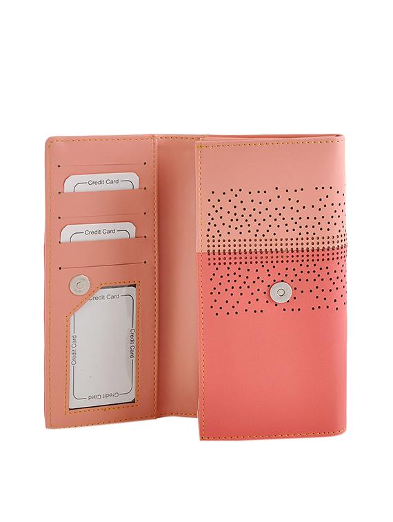 pink leatherette regular clutch - 13682063 - Zoom Image - 3