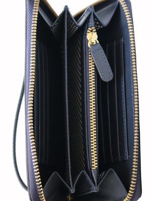 blue leather wallet - 13682403 - Standard Image - 3