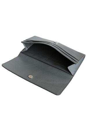 grey leather wallet - 13682405 - Standard Image - 3