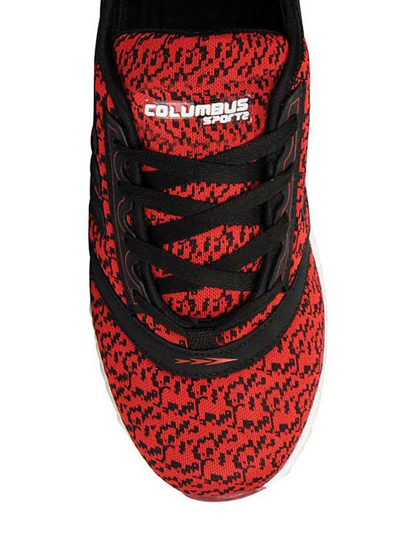 red fabric sport shoes - 13686178 - Zoom Image - 3