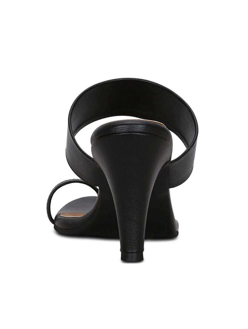 black one toe sandal - 13686748 - Zoom Image - 3