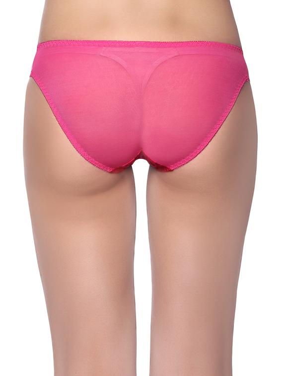 pink printed bikini panty - 13688285 - Zoom Image - 3