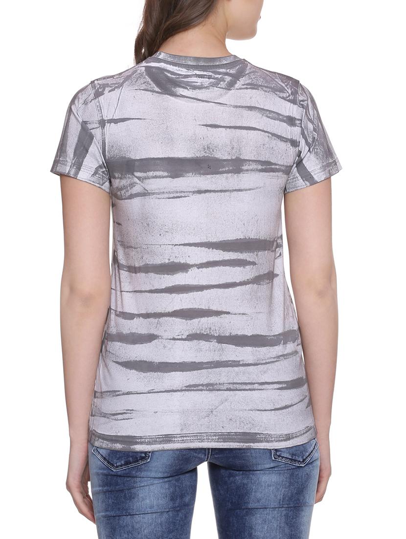 grey cotton regular tee - 13712192 - Zoom Image - 3