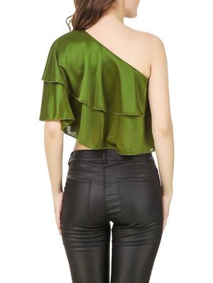 olive crop top - 13714653 - Standard Image - 3