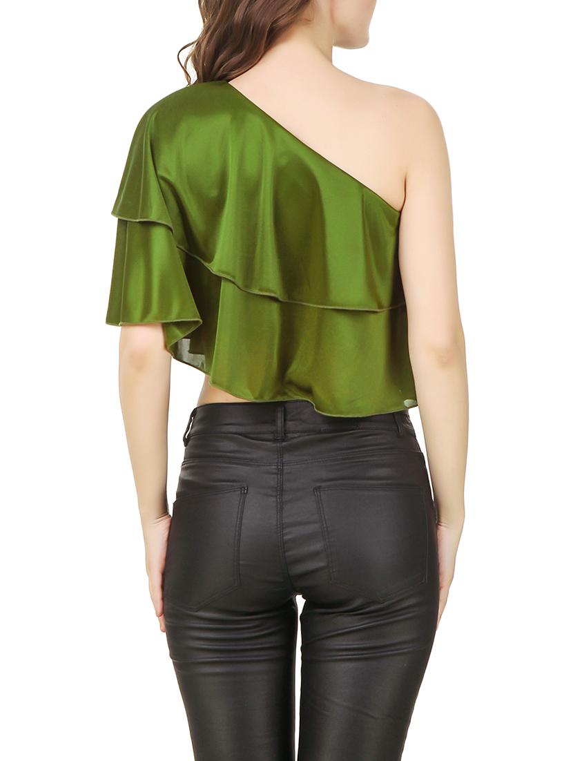 olive crop top - 13714653 - Zoom Image - 3