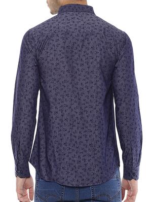 grey cotton casual shirt - 13718597 - Standard Image - 3