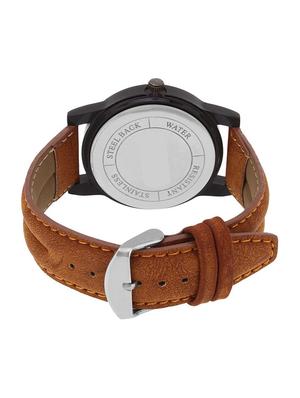 Jack Klein Stylish Brown Strap Elegant Analog Watch For Men - 13719179 - Standard Image - 3