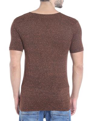 brown cotton t-shirt - 13719563 - Standard Image - 3