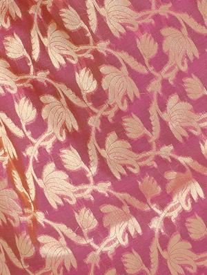 chandrakala pink banarasi dupatta - 13720656 - Standard Image - 3