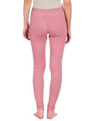 pink cotton spandex leggings - 13723946 - Standard Image - 3
