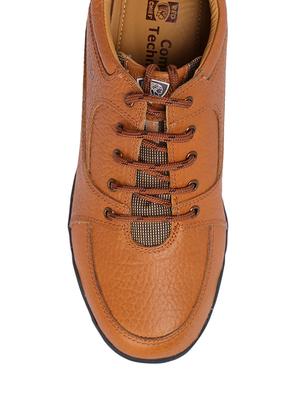 brown leather lace up shoes - 13745720 - Standard Image - 3