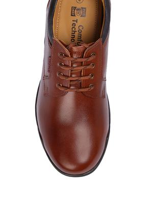 brown leather lace up shoes - 13745724 - Standard Image - 3
