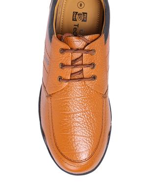 brown leather lace up shoes - 13745726 - Standard Image - 3
