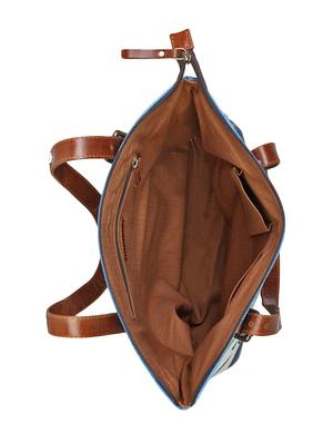 multi colored canvas printed tote - 13748089 - Standard Image - 3