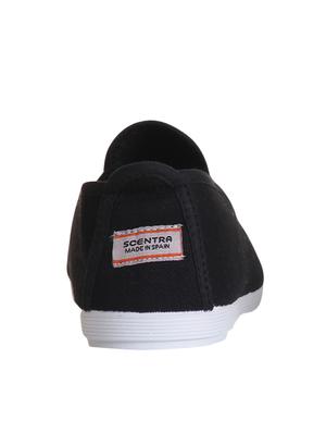 black canvas slip on loafers - 13748321 - Standard Image - 3
