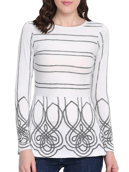 white regular top - 13762738 - Standard Image - 1