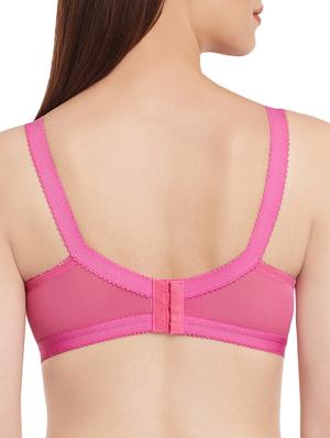 pink nylon regular bra - 13764884 - Standard Image - 3