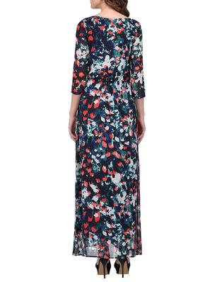 green printed maxi dress - 13773681 - Standard Image - 3