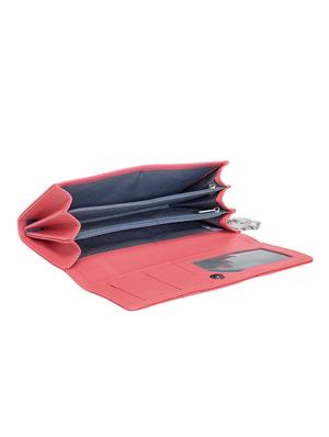 pink leatherette regular clutch - 13775948 - Standard Image - 3