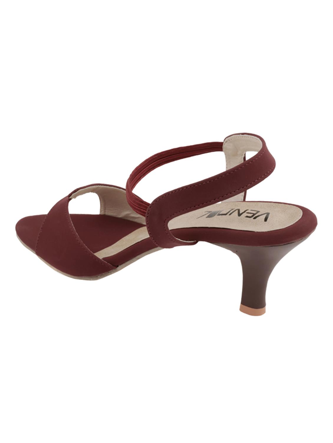 maroon back strap sandal - 13776164 - Zoom Image - 3