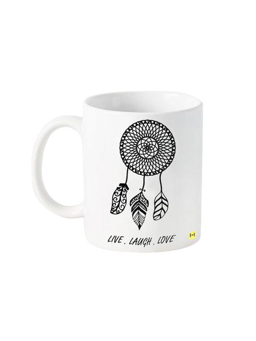white ceramic printed coffee mug - 13795475 - Standard Image - 1