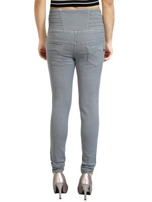 grey denim high rise jeans - 13802618 - Standard Image - 3