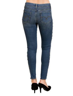 blue embellished denim jean - 13811738 - Standard Image - 3