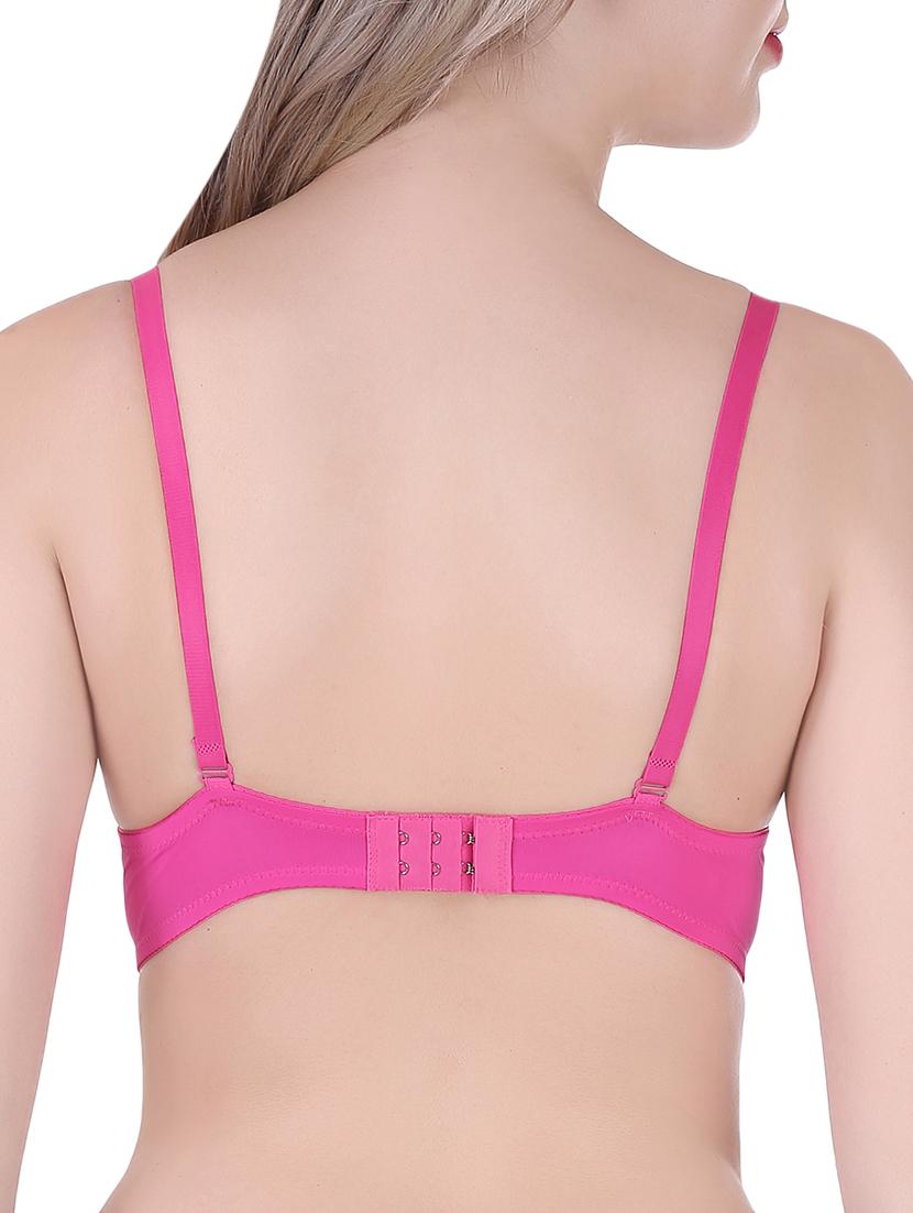 pink cotton push up bra - 13816017 - Zoom Image - 3
