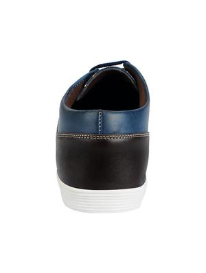 multi colored leatherette lace up sneaker - 13817416 - Standard Image - 3
