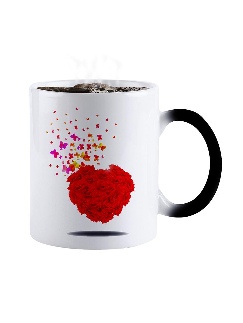 Snoby Magic Mug Black Ceramic Colour Changing Coffee Mug - 13819937 - Zoom Image - 3