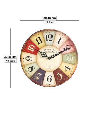 Sehaz Artworks Cafe_de_la_tour UV Wall Clocks - 13822687 - Standard Image - 3