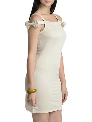 beige bodycon dress - 13833772 - Standard Image - 3