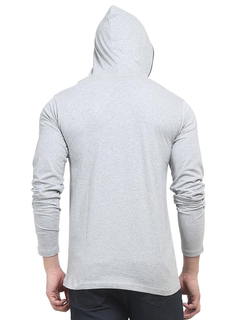 grey cotton t-shirt - 13837969 - Zoom Image - 3
