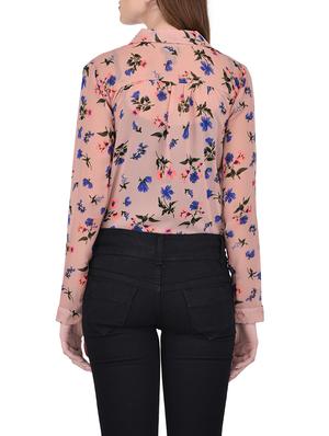 floral print orange shirt - 13842743 - Standard Image - 3