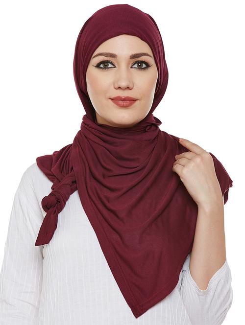 momin libas red jersey scarf - 13847558 - Standard Image - 1