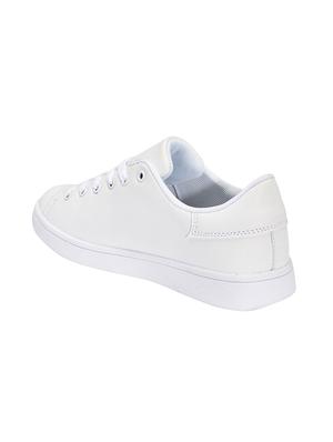white rubber laceup sneakers - 13848821 - Standard Image - 3