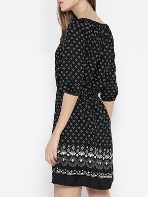 black printed dress - 13852028 - Standard Image - 3