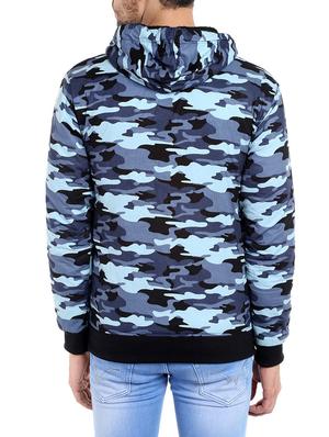 light blue cotton casual jacket - 13855335 - Standard Image - 3