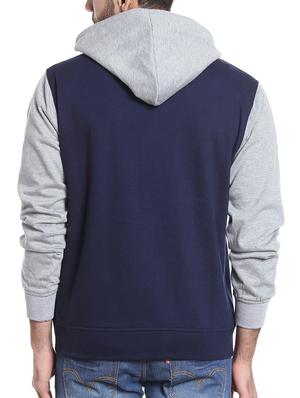 blue cotton casual jacket - 13855347 - Standard Image - 3