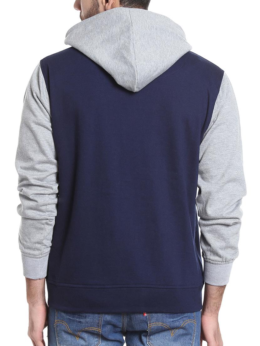blue cotton casual jacket - 13855347 - Zoom Image - 3