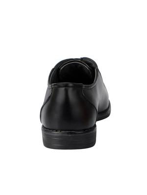 black leather laceup oxfords - 13856063 - Standard Image - 3