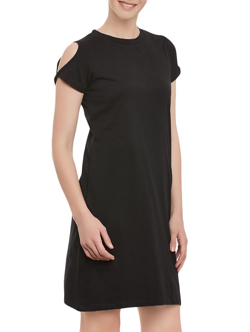 cold shoulder shift dress - 13859523 - Zoom Image - 3